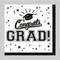 Congrats Grad! Beverage Napkins - Perfect for Graduation Party (36 Napkins, 5x5)